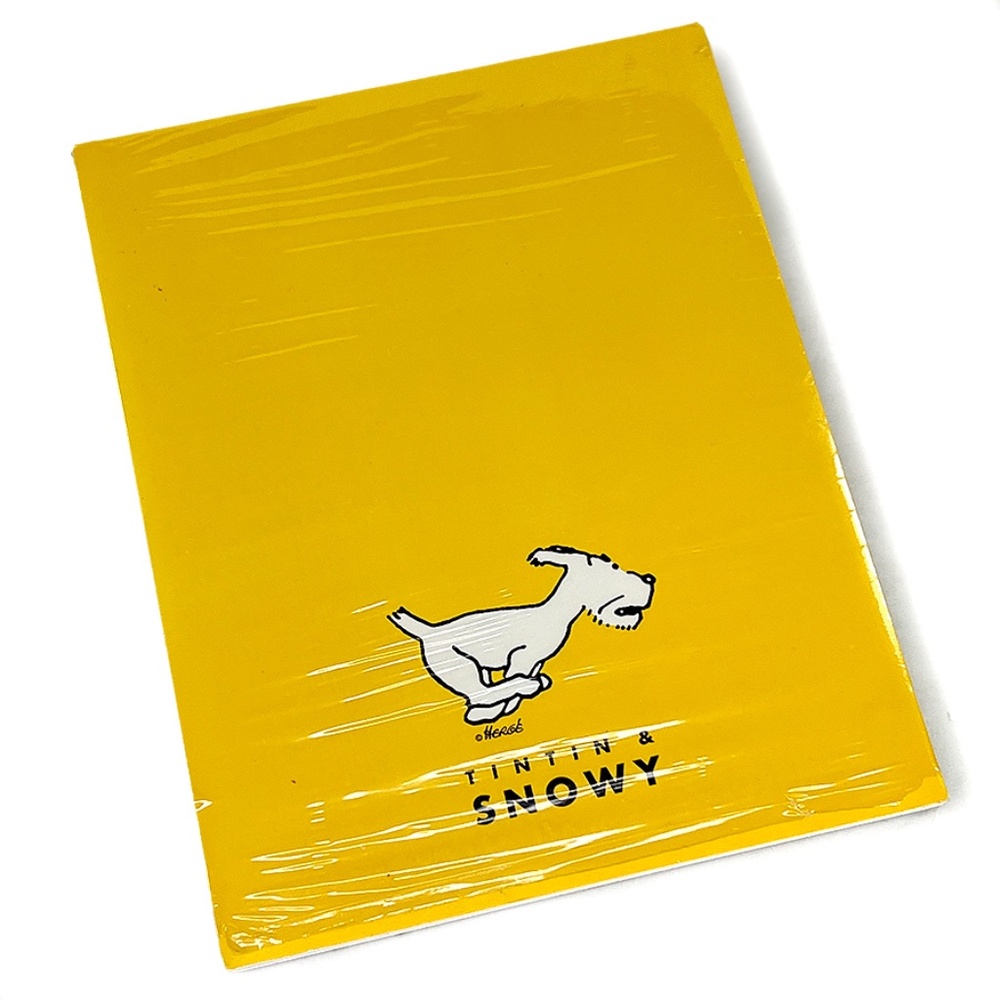 Adventures of Tintin & Snowy Writing Pad